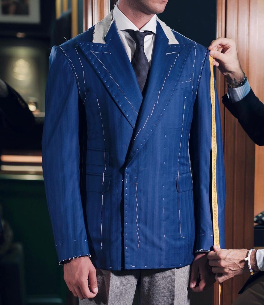 Abito bespoke Bottega Dalmut Zurich